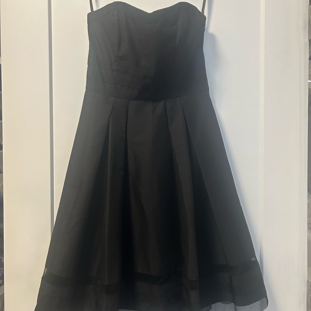 White House Black Market Black Strapless Dress